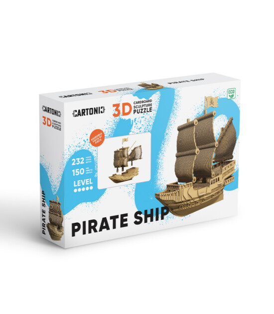 Cartonic 3D Puzzle // Pirate Ship