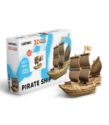 Cartonic 3D Puzzle // Pirate Ship
