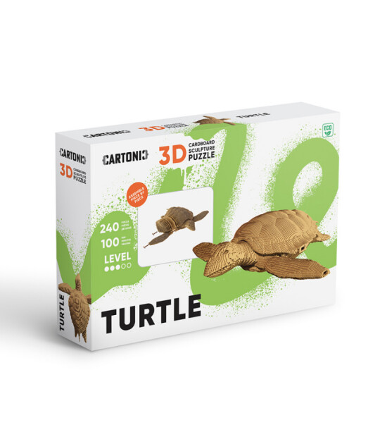 Cartonic 3D Puzzle // Turtle
