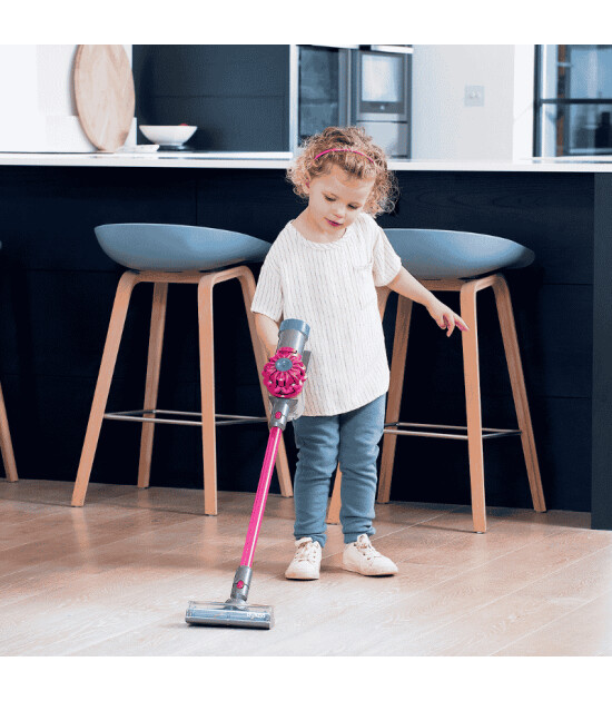 Casdon - Oyuncak Dyson Kablosuz Elektrikli S&uuml;p&uuml;rge - Pembe