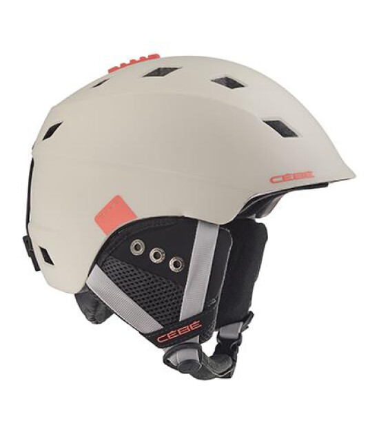 Cebe Kask Ivory Matt Champagne/Coral (M / 56-58)