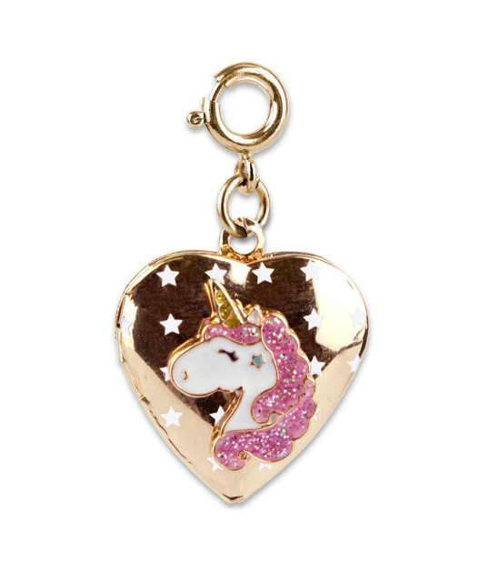 Charm It! Kolye & Bileklik Charm // Gold Unicorn Locket