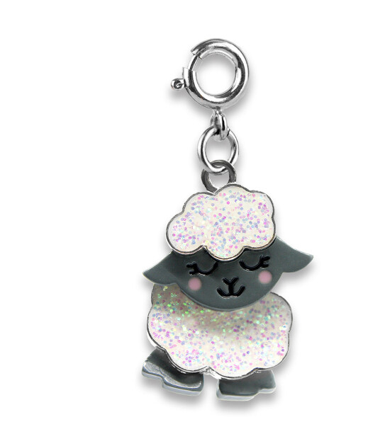 Charm It! Kolye & Bileklik Charm // Swivel Glitter Sheep