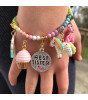 Charm It! Kolye & Bileklik Charm // Gold Glitter Best Sister