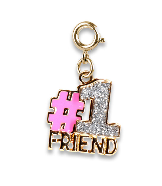 Charm It! Kolye & Bileklik Charm // Gold Glitter #1 Friend