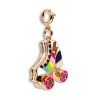 Charm It! Kolye & Bileklik Charm // Gold Rainbow Rollerskate