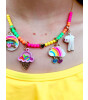 Charm It! Kolye & Bileklik Charm // Gold Rainbow Cloud