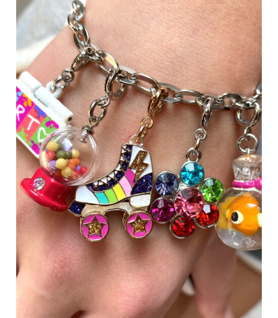 Charm It! Kolye & Bileklik Charm // Rainbow Daisy