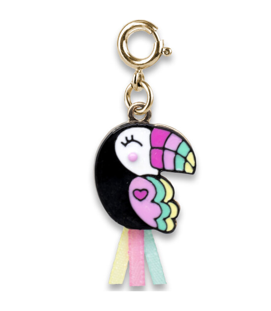 Charm It! Kolye & Bileklik Charm // Gold Ribbon Toucan