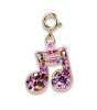 Charm It! Kolye & Bileklik Charm // Gold Glitter Music Note