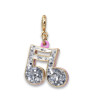 Charm It! Kolye & Bileklik Charm // Gold Glitter Music Note