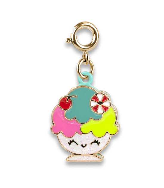 Charm It! Kolye & Bileklik Charm // Gold Ice Cream Sundae