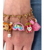 Charm It! Kolye & Bileklik Charm // Gold Glitter Popcorn