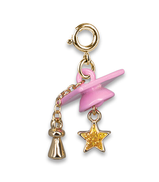 Charm It! Kolye & Bileklik Charm // Gold Graduation Cap