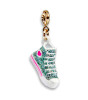 Charm It! Kolye & Bileklik Charm // Gold Glitter High Top Sneaker