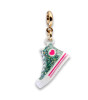 Charm It! Kolye & Bileklik Charm // Gold Glitter High Top Sneaker