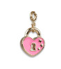 Charm It! Kolye & Bileklik Charm // Gold Heart Lock