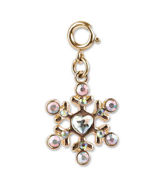 Charm It! Kolye & Bileklik Charm // Gold Snowflake