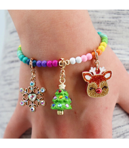 Charm It! Kolye & Bileklik Charm // Gold Snowflake