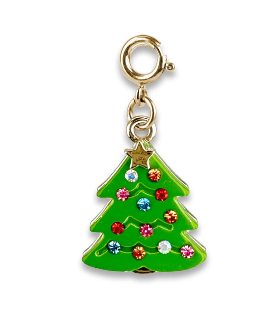 Charm It! Kolye & Bileklik Charm // Gold New Year Tree