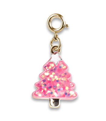Charm It! Kolye & Bileklik Charm // Gold Pink New Year Tree