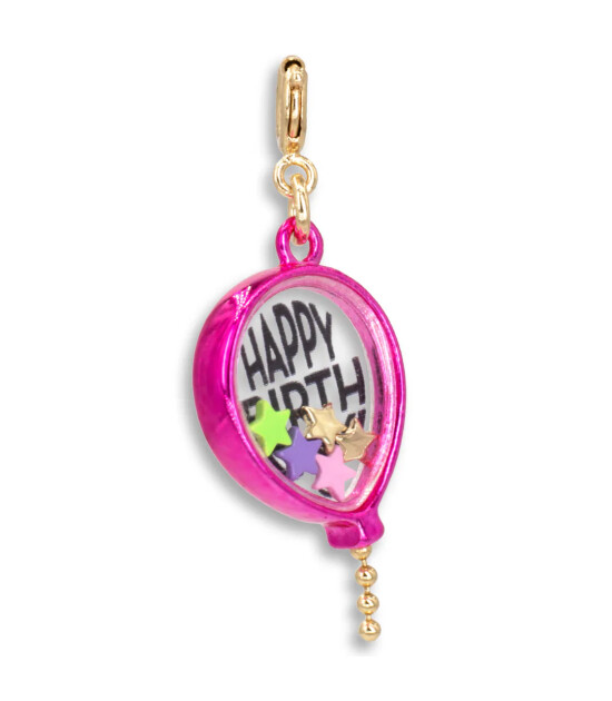 Charm It! Gold Birthday Balloon Shaker Charm