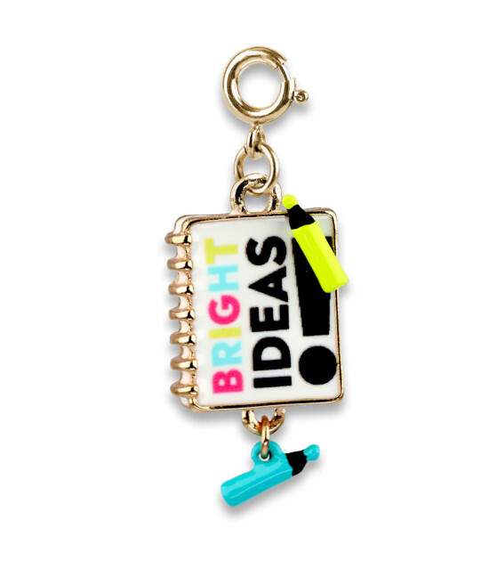Charm It! Kolye & Bileklik Charm // Gold Bright Ideas Notebook