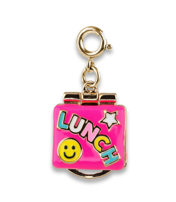 Charm It! Kolye & Bileklik Charm // Gold Lunchbox