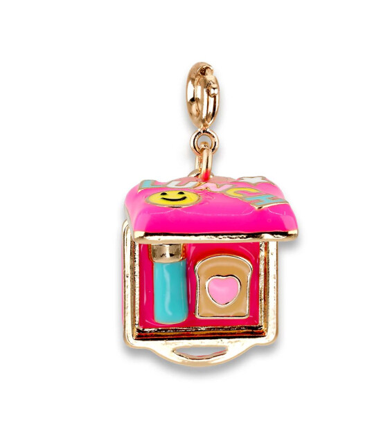 Charm It! Kolye & Bileklik Charm // Gold Lunchbox