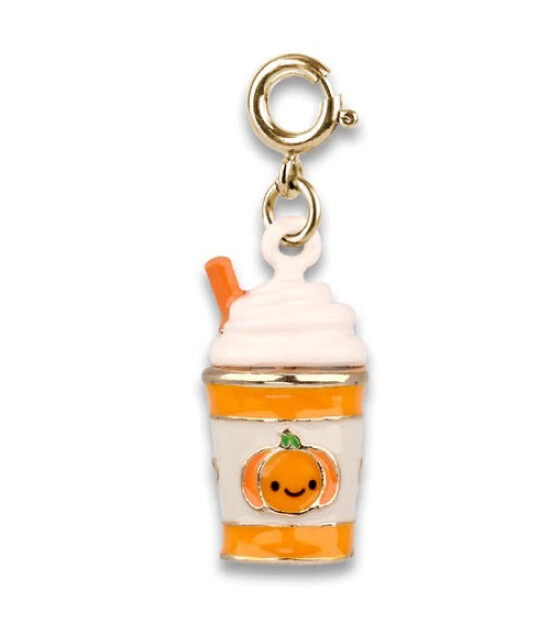Charm It! Gold Pumpkin Spice Latte Charm