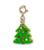 Charm It! Kolye & Bileklik Charm // Gold Sparkle Christmas Tree