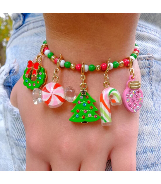 Charm It! Gold Peppermint Candy Charm