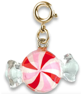Charm It! Gold Peppermint Candy Charm