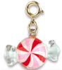 Charm It! Gold Peppermint Candy Charm