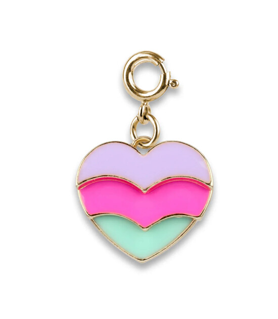 Charm It! Gold Swivel Heart Charm