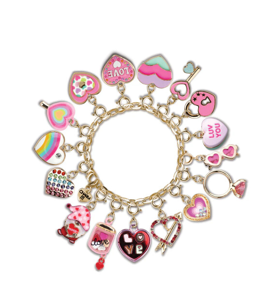 Charm It! Gold Swivel Heart Charm
