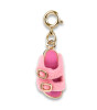 Charm It! Gold Furry Pink Sandal Charm