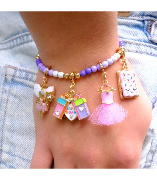 Charm It! Kolye & Bileklik Charm // Gold Glitter Fairy