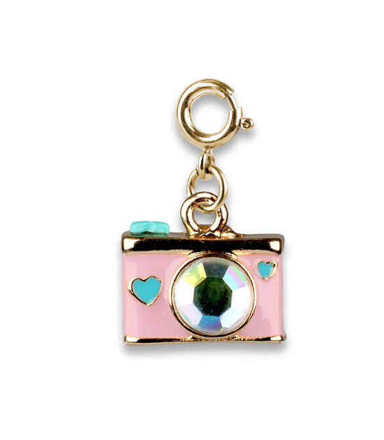 Charm It! Kolye & Bileklik Charm // Gold Camera
