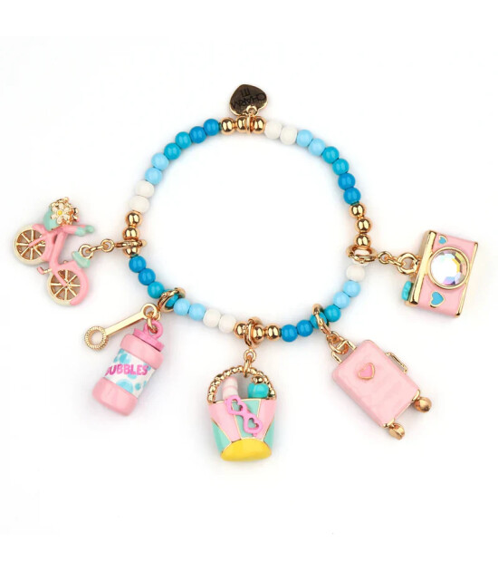 Charm It! Kolye & Bileklik Charm // Gold Bicycle