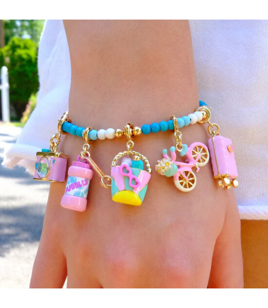 Charm It! Kolye & Bileklik Charm // Gold Bicycle