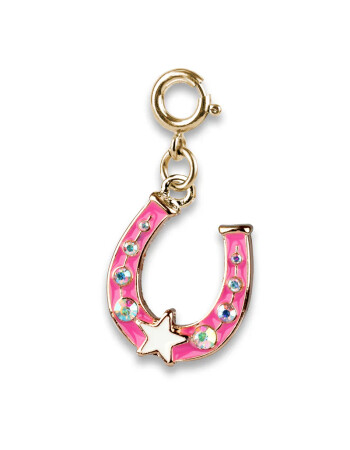 Charm It! Kolye & Bileklik Charm // Gold Horseshoe