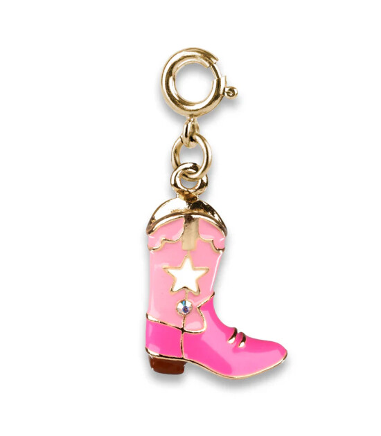 Charm It! Kolye & Bileklik Charm // Gold Cowboy Boot