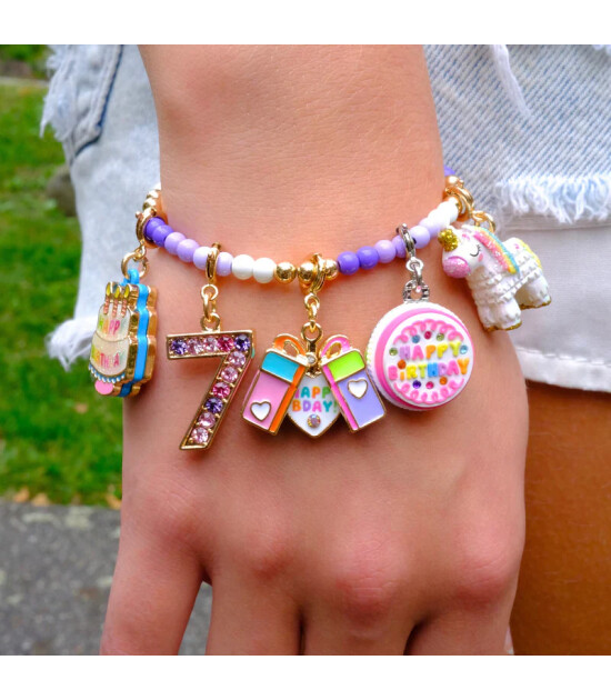 Charm It! Kolye & Bileklik Charm // Gold Surprise Inside B-Day Gift