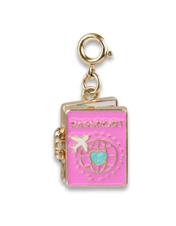 Charm It! Gold Passport Charm