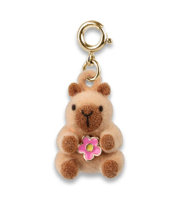 Charm It! Gold Furry Capybara Charm
