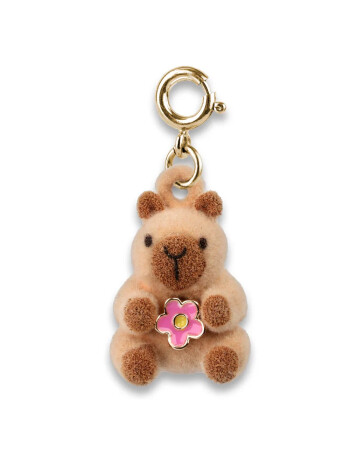 Charm It! Gold Furry Capybara Charm