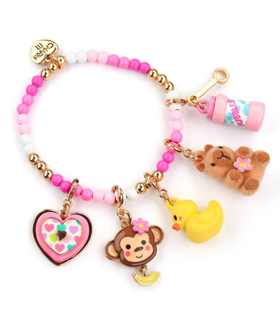 Charm It! Gold Furry Capybara Charm