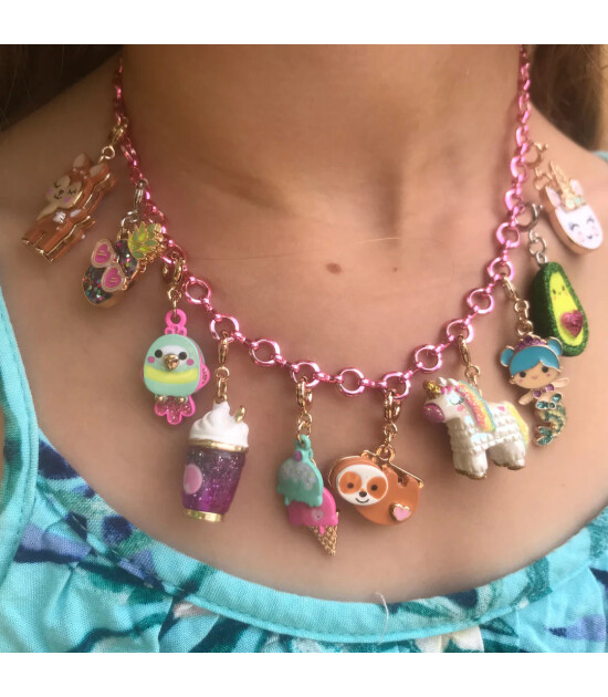 Charm It! Zincir Kolye // Pink