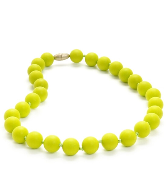 Chewbeads Diş Kaşıyıcı Juniorbeads - Jane Jr Kolye / Chartreuse